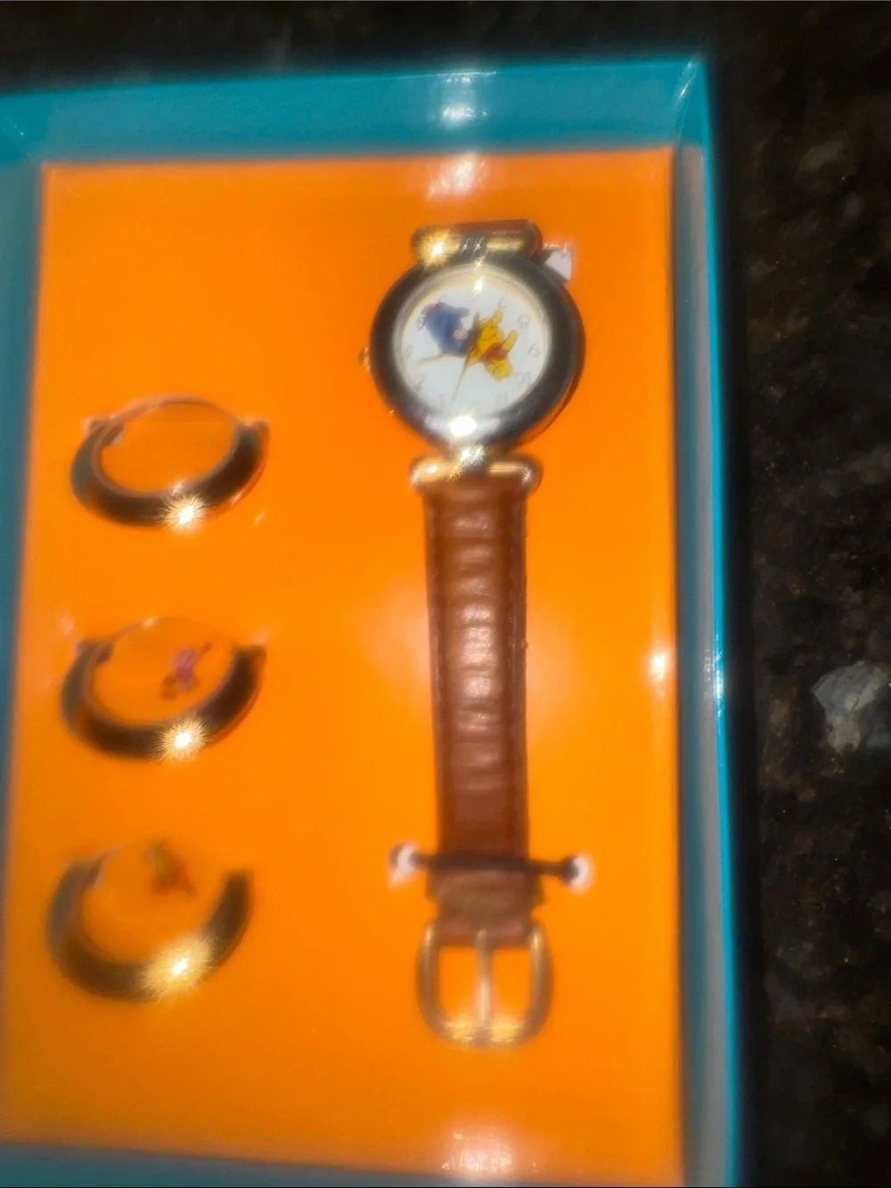 Winnie the Pooh Interchangeable Watch - Brown Strap
